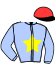 casaque portée par Grimaldi J. P. jockey du cheval de course FADA (FR), information pmu ZETURF