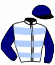 casaque portée par Gout Mlle L. jockey du cheval de course EVEMAX DES ISLES (FR), information pmu ZETURF