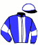 casaque portée par Desmigneux F. jockey du cheval de course FELICIA DE BESS (FR), information pmu ZETURF