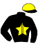casaque portée par Thonnerieux K. jockey du cheval de course JEEMILA D'OR, information pmu ZETURF