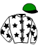 casaque portée par Gout L. jockey du cheval de course KALSIE DES BAUX, information pmu ZETURF
