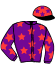 casaque portée par Haret Ch. jockey du cheval de course KAVANA DU BAS BOSQ, information pmu ZETURF