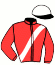 casaque portée par Sorel J. Ch. jockey du cheval de course KANEA DE L'ABBAYE, information pmu ZETURF