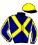 casaque portée par Cinier D. jockey du cheval de course LONG BEACH, information pmu ZETURF casaque portée par Cinier D. jockey du cheval de course LONG BEACH, information pmu ZETURF