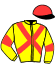 casaque portée par Gaubert A. jockey du cheval de course GLADIATOR DE NIMES, information pmu ZETURF casaque portée par Gaubert A. jockey du cheval de course GLADIATOR DE NIMES, information pmu ZETURF