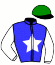 casaque portée par Haret Ch. jockey du cheval de course JASMIN BLEU, information pmu ZETURF casaque portée par Haret Ch. jockey du cheval de course JASMIN BLEU, information pmu ZETURF