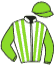 casaque portée par Tugend G. jockey du cheval de course KABARDINO, information pmu ZETURF casaque portée par Tugend G. jockey du cheval de course KABARDINO, information pmu ZETURF