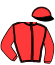 casaque portée par Geray P. jockey du cheval de course JEANNOT DU VALLON, information pmu ZETURF