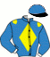 casaque portée par Cheradame A. jockey du cheval de course IZZY JONES (FR), information pmu ZETURF