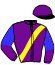 casaque portée par Vanmeerbeck J. jockey du cheval de course FLYING HORSE (FR), information pmu ZETURF