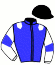casaque portée par Raffestin J. jockey du cheval de course HELIER (FR), information pmu ZETURF