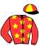 casaque portée par Verva L. jockey du cheval de course GAMIN PICARD (FR), information pmu ZETURF