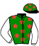 casaque portée par Verva Pie. Y. jockey du cheval de course GET D'ERONVILLE (FR), information pmu ZETURF
