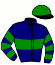 casaque portée par Lhomme R. jockey du cheval de course EMIR DU MEXIQUE (FR), information pmu ZETURF