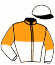 casaque portée par Gelormini G. jockey du cheval de course HOOPER DES CHASSES (FR), information pmu ZETURF