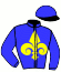 casaque portée par Lannoo Gee. jockey du cheval de course HURRICANE OF LOVE (FR), information pmu ZETURF