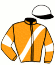 casaque portée par Andre A. jockey du cheval de course DANCER FOR MONEY (FR), information pmu ZETURF