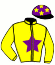 casaque portée par Muidebled A. jockey du cheval de course ILLIANGA DE NILE (FR), information pmu ZETURF