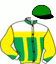 casaque portée par Feelders R. jockey du cheval de course FLYER DE BRIKVIL (FR), information pmu ZETURF
