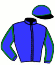 casaque portée par Abrivard A. jockey du cheval de course GOLDEN ROSE VIP (FR), information pmu ZETURF