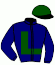 casaque portée par Desmigneux F. jockey du cheval de course GOLDENBOY DE CHENU (FR), information pmu ZETURF