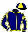 casaque portée par Le Brun F. jockey du cheval de course EMISSORO, information pmu ZETURF