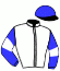 casaque portée par Bizoux Mlle E. jockey du cheval de course ILLICITE DUTOLLEM, information pmu ZETURF