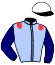 casaque portée par Verva L. jockey du cheval de course JULIA MARIA, information pmu ZETURF