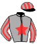 casaque portée par Coppens B. jockey du cheval de course IDEAL D'AUCHY, information pmu ZETURF