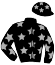 casaque portée par Vercruysse P. jockey du cheval de course HANDY JET, information pmu ZETURF
