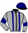 casaque portée par Koubiche Jér. jockey du cheval de course JOGGING DU QUESNE, information pmu ZETURF casaque portée par Koubiche Jér. jockey du cheval de course JOGGING DU QUESNE, information pmu ZETURF