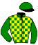 casaque portée par Laboutique S. jockey du cheval de course HIRO DE LA LUNA, information pmu ZETURF casaque portée par Laboutique S. jockey du cheval de course HIRO DE LA LUNA, information pmu ZETURF