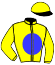 casaque portée par Van Den Putte Jr J. jockey du cheval de course GAVROCHE D'IDEE, information pmu ZETURF