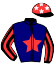 casaque portée par Koubiche Jér. jockey du cheval de course LASKA DE BLEMONT, information pmu ZETURF casaque portée par Koubiche Jér. jockey du cheval de course LASKA DE BLEMONT, information pmu ZETURF