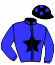 casaque portée par Cueff L. jockey du cheval de course ISA LEPINE, information pmu ZETURF