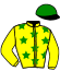 casaque portée par Leclercq Mlle C. jockey du cheval de course KOBLACK SAUTREUIL, information pmu ZETURF