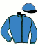 casaque portée par Brouwer D. jockey du cheval de course LUCIANO VREDEBEST, information pmu ZETURF