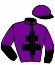 casaque portée par Dousset Y. jockey du cheval de course FURIEUSE PURPLE, information pmu ZETURF casaque portée par Dousset Y. jockey du cheval de course FURIEUSE PURPLE, information pmu ZETURF