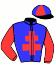 casaque portée par Melis Macias J. jockey du cheval de course LORD, information pmu ZETURF