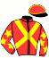 casaque portée par Randon A. jockey du cheval de course LATINO CASTELETS, information pmu ZETURF