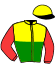 casaque portée par Grisez Seb. jockey du cheval de course HUGOLINO, information pmu ZETURF