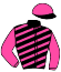 casaque portée par Daugeard Ph. jockey du cheval de course IMOW ROLAU, information pmu ZETURF