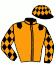 casaque portée par Verva M. jockey du cheval de course IBLISS MAYBE, information pmu ZETURF