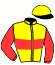 casaque portée par Bizoux Mic. jockey du cheval de course FENNEC JEGO, information pmu ZETURF