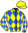 casaque portée par Levillain Rom. jockey du cheval de course KAYCAT WARRIOR, information pmu ZETURF casaque portée par Levillain Rom. jockey du cheval de course KAYCAT WARRIOR, information pmu ZETURF