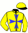 casaque portée par D'haenens N. jockey du cheval de course KLASSIC D'ERIQUE, information pmu ZETURF casaque portée par D'haenens N. jockey du cheval de course KLASSIC D'ERIQUE, information pmu ZETURF