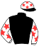 casaque portée par Lefevre Dav. jockey du cheval de course GUEPARD DU PIRE, information pmu ZETURF casaque portée par Lefevre Dav. jockey du cheval de course GUEPARD DU PIRE, information pmu ZETURF