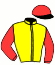 casaque portée par Raffin O. jockey du cheval de course FIRST DES CHARRONS, information pmu ZETURF