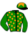 casaque portée par Kondoki Y. jockey du cheval de course ZADALL (FR), information pmu ZETURF