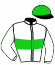 casaque portée par Bonnet R. jockey du cheval de course MOI PRESIDENTE (FR), information pmu ZETURF